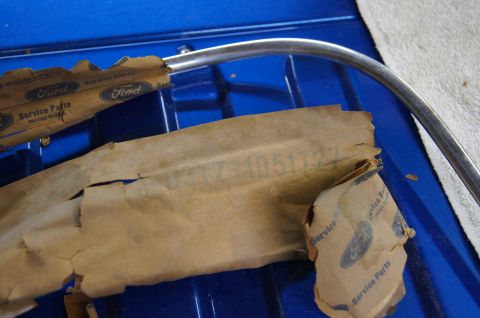 1979 Ford Bronco - The drip rail moldings were still in the ford packaging along with 4 NOS wheel lip moldings. Found them on craigslist for $50.