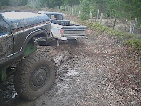 1978 Ford Bronco - that little 4x4 ranger best be gettin out of the way.