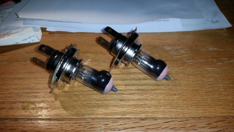 1981 Ford Bronco - I can't believe how cheap the bulbs were that came with the lenses! Was wondering why my headlights were so dim to the point where I could…