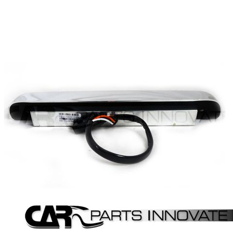 1996 Ford Bronco - This is a replacement third brake light with a chrome finish and an attached wiring harness.