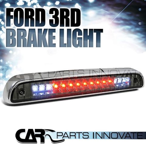 1996 Ford Bronco - This aftermarket third brake light features a chrome housing and bright red and white LEDs.
