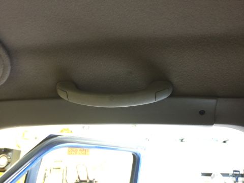 1996 Ford Bronco - Finished. These handles are from a Ford Explorer. The bolts are holding up well. I have used them several times and they feel secure!