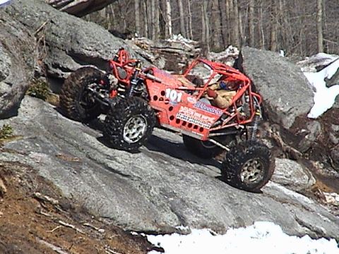 1979 Ford Bronco - Tube buggy we saw running pretty much a vertical wall