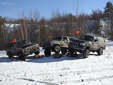 1979 Ford Bronco - L to R - Leonard, Drexelsteve, Reptillikus