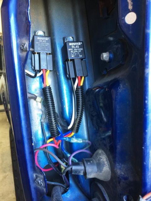 1996 Ford Bronco - Relays mounted and all wired up. The tailgate moves better and goes up/down with ease!