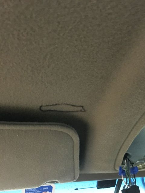 1996 Ford Bronco - Here's an idea of how it will look with the visor in place.