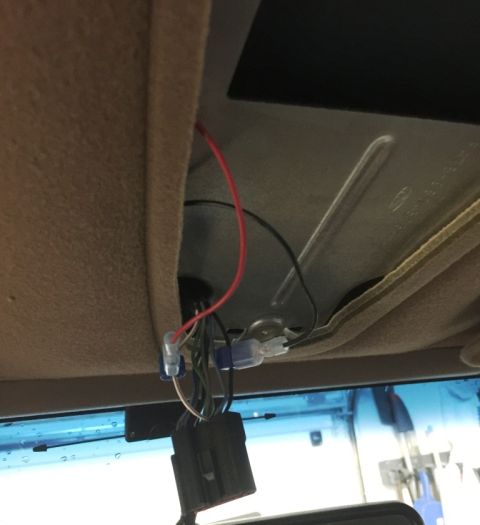 1996 Ford Bronco - Power and ground tapped in.