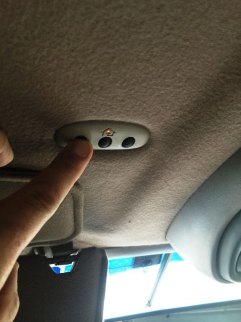 1996 Ford Bronco - 1st real use to close the garage as I head out!!! The module gets much better reception vs the garage hand held in the overhead console cub…
