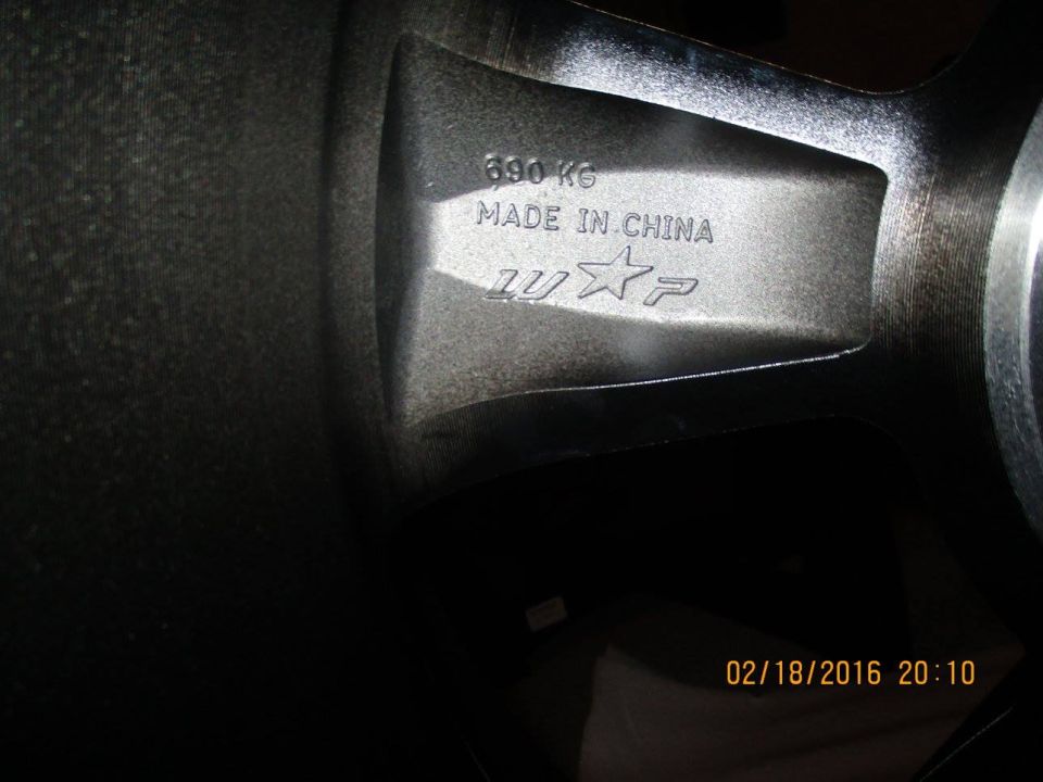 American Racing equals made in China... how ironic!!!!