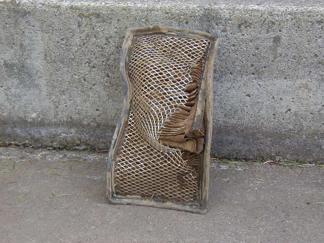 This is what happens to air filters when they take in water and mud