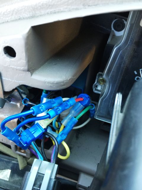 1996 Ford Bronco - A bit of a rats nest. I had to separate the modules to fit in the dash. Ultimately one slide in under the headlight switch and the other wa…