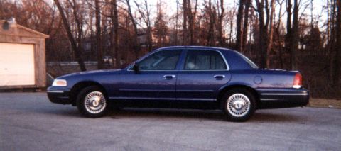 1998 Ford Crown Victoria - From the side. This series of pics was taken at the SIU Arena, home of the 20th ranked Salukis.