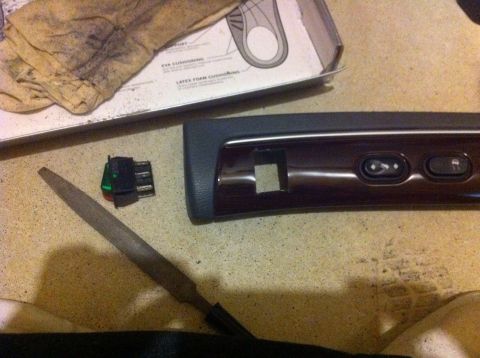 2003 Mercury Grand Marquis - Driving/Fog light switch install.