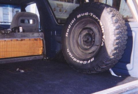 1983 Ford Bronco - New interior rear shot