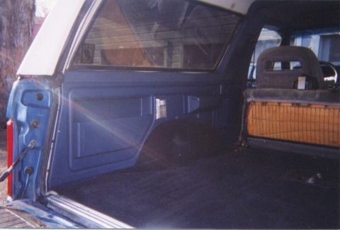 1983 Ford Bronco - Another rear shot of new interior