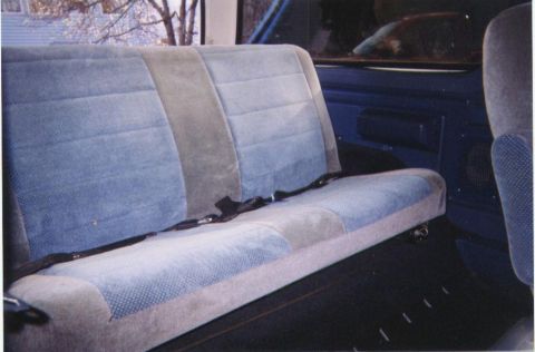 1983 Ford Bronco - Rear seat