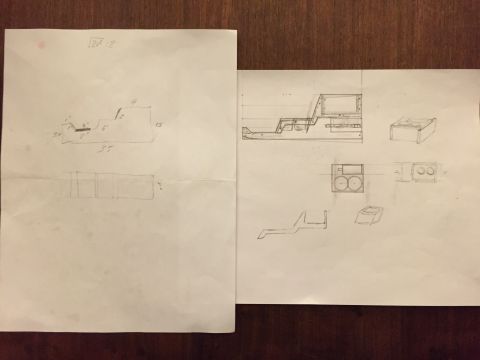 1981 Ford LTD - Drawing out the second version.