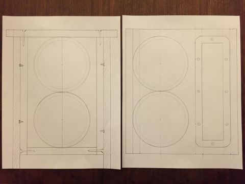 1981 Ford LTD - More drawings. Better to find problems on paper then later.