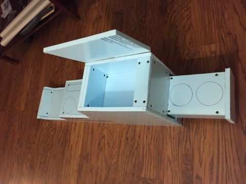 1981 Ford LTD - Prototype. Much easier to mock up in styrofoam than in MDF.