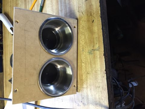 1981 Ford LTD - They are offset to one side to clear my arm angle to the shifter.