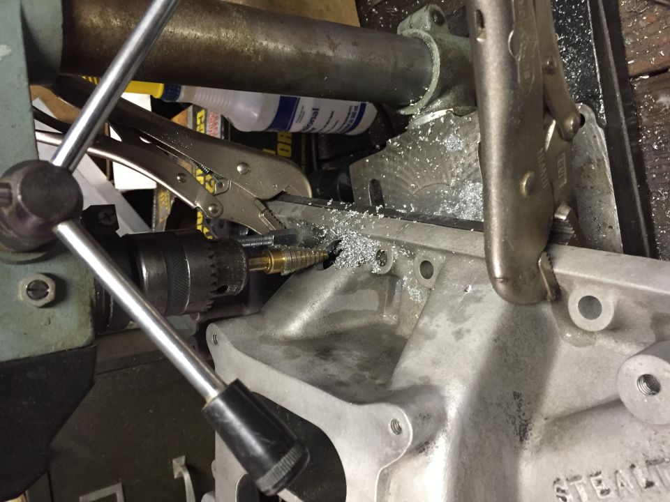 The more angled holes rode a little so I had to ream them later but it wasn't much of an issue.