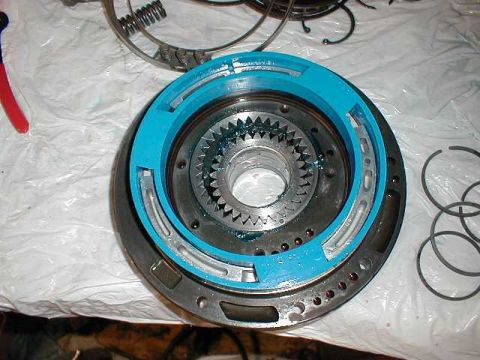 1991 Ford Crown Victoria LTD - Using the seal protector to install the pump piston
