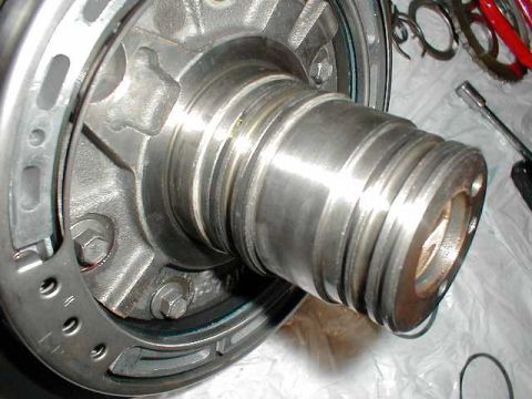 1991 Ford Crown Victoria LTD - The stator half of the pump has 4 sealing rings, two are larger and two small