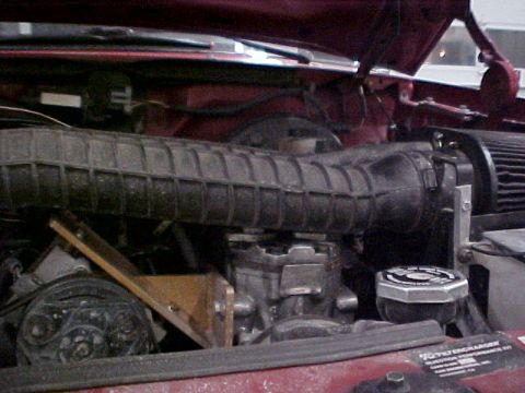 1995 Ford Bronco - had to flip filter over to clear comp.