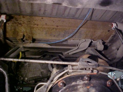 1995 Ford Bronco - air tank a buddy welded for me Thanks Bill!