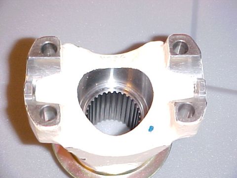 1995 Ford Bronco - new yoke for the new drive shaft with CV joint