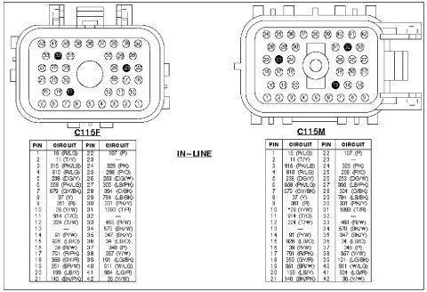1990 Ford F-250 - This is a wiring diagram with two distinct sections, each containing text and arrows indicating connections.