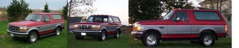 1995 Ford Bronco - Stock without AF symbols