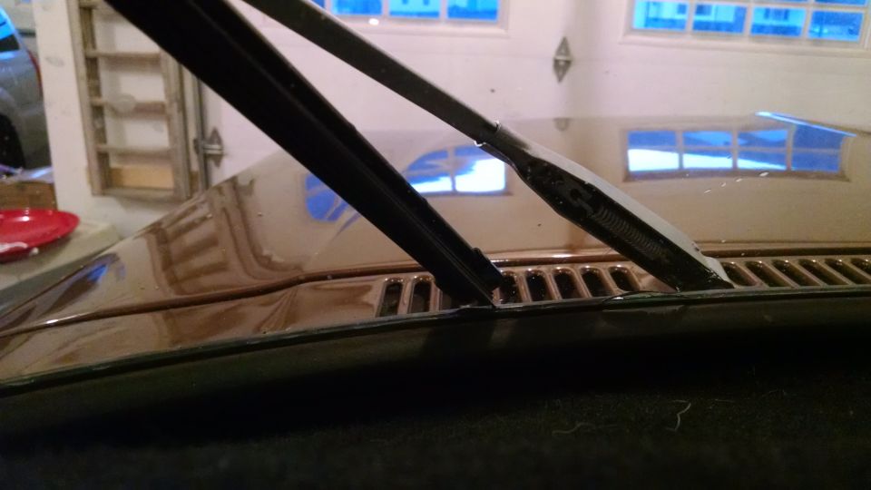 1979 Ford F-150 windshield wipers and cowl grille