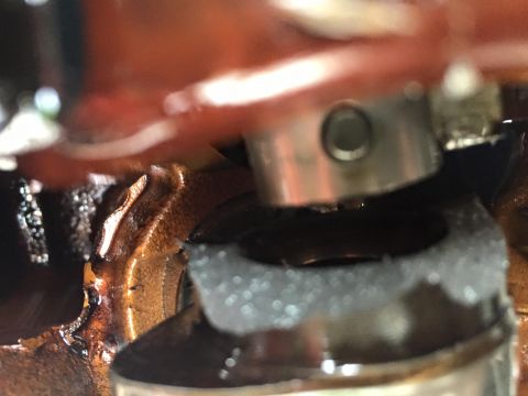 1995 Ford Probe - This image shows a close-up view of internal engine components, likely related to the valve train.