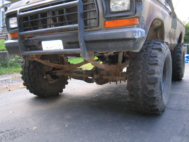 Front 60 w/6" leafs
