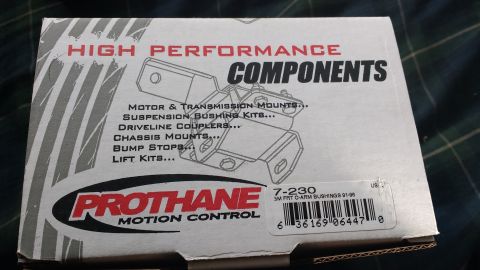 2000 Chevrolet Astro - A close-up shot of the box for Prothane Motion Control "High Performance Components", specifically showing part number 7-230 for 3M FRT C-A…