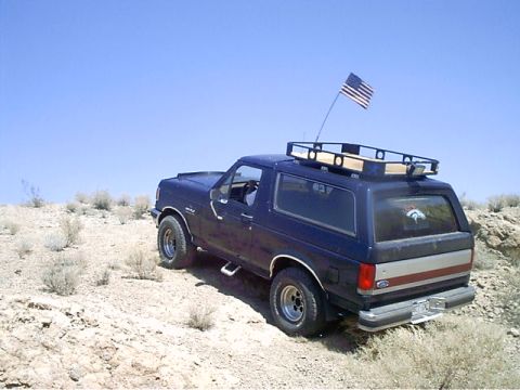 1988 Ford Bronco - pic was taken out by ft irwin, ca (nort of barstow)