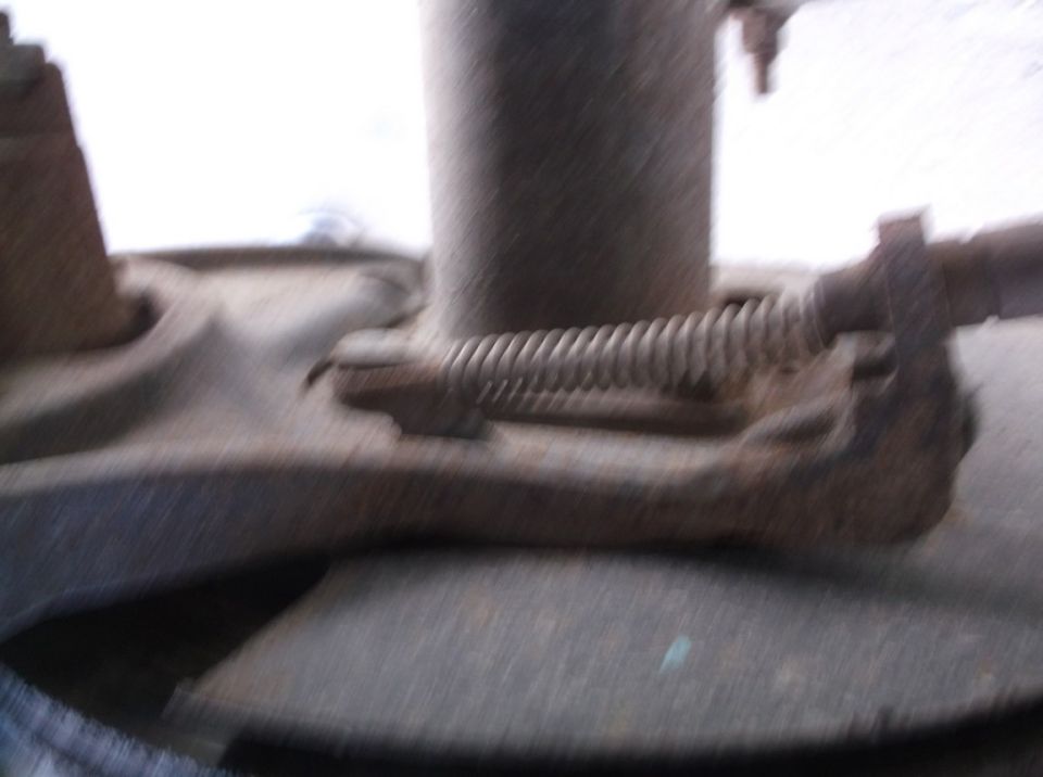 rusted brake caliper spring mechanism