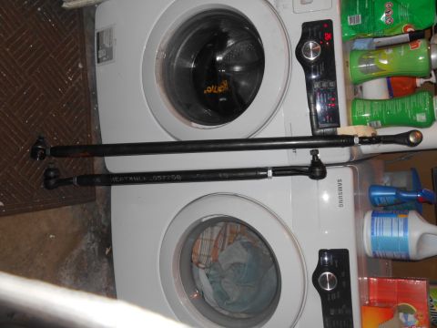 1972 Ford Bronco - Tie rod ends are shown on top of laundry appliances.