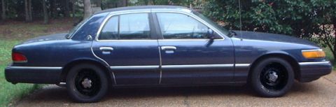 1994 Mercury Grand Marquis - side view photoshop with center caps
