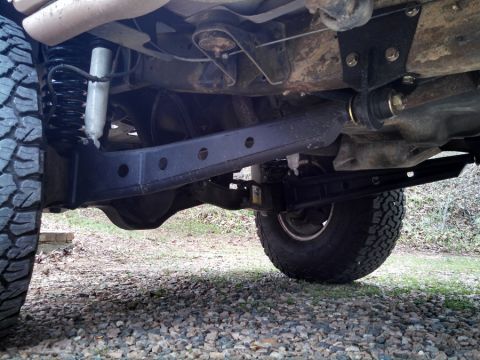 1995 Ford Bronco - New Stuff: BDS 6" lift bracket, springs & shocks, & extended radius arms
