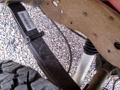 1995 Ford Bronco - New Stuff: BDS lifted leaf springs & shock
