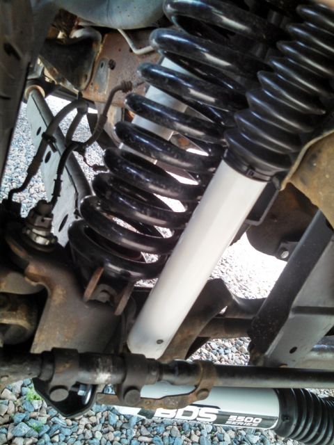 1995 Ford Bronco - New Stuff: BDS 6" lift bracket, springs & shocks, steering stabilizer, & extended radius arms
