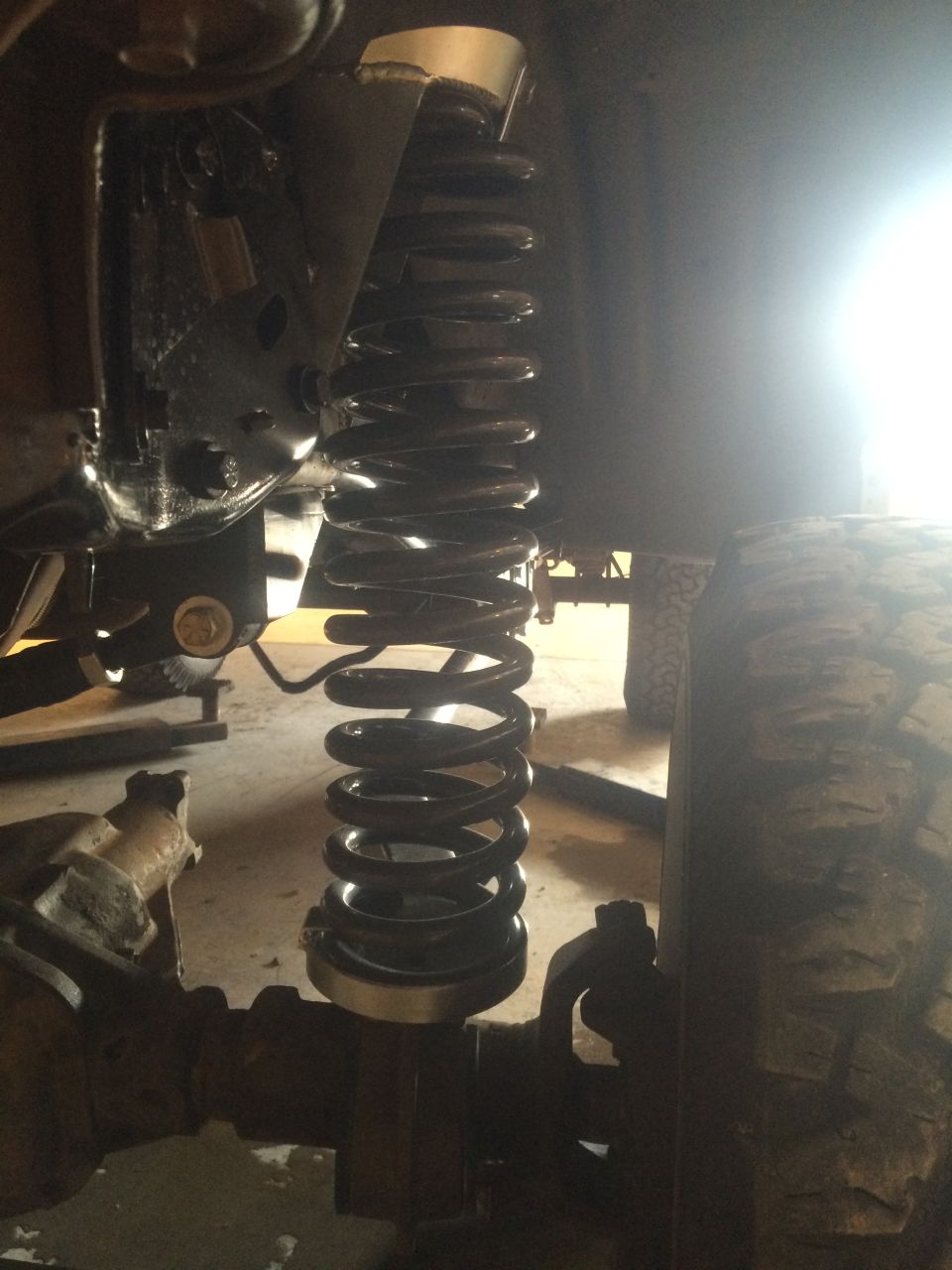 1996 Ford Bronco coil spring and suspension part