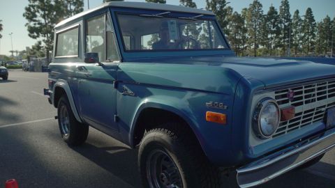 1993 Ford Taurus - This first-generation Ford Bronco features a two-tone blue and white color scheme.