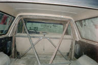 1983 Ford Bronco - A shot of the roll cage from the back