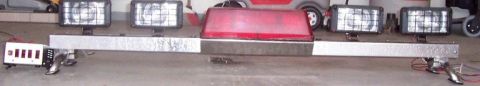 1979 Ford Bronco - Roof mount on my 79 Bronco, strobe is a whelin and everything works