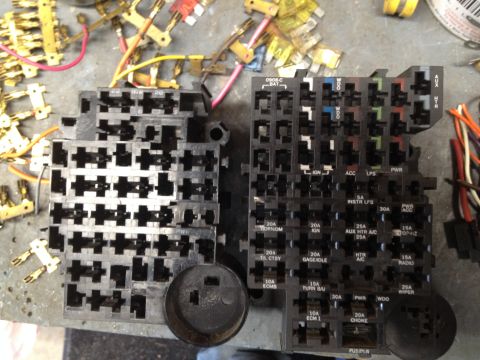 1979 Ford Bronco - Two fuse blocks I pulled from the junkyard, I'm going to use the the fuse block on the right.