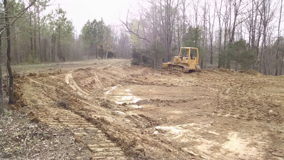 The Paynes are building the house & shed pads.