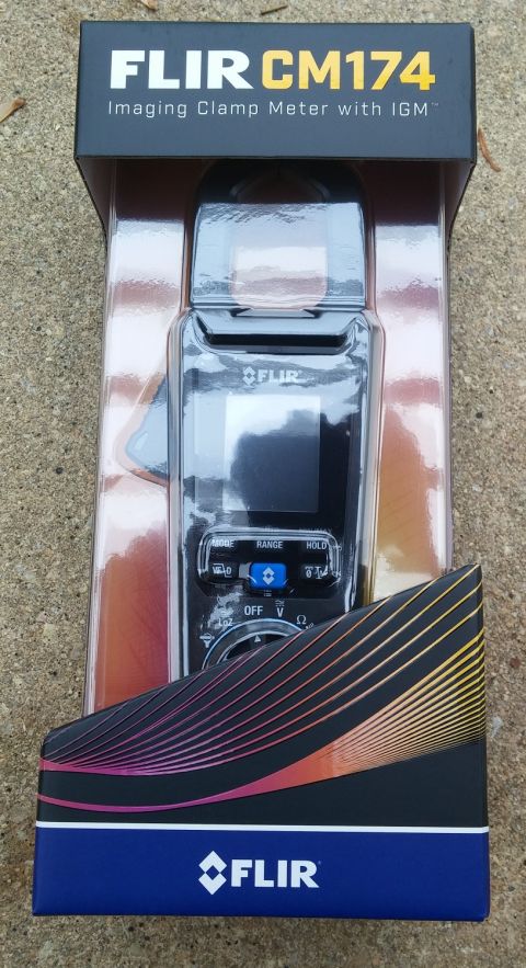 2000 Ford Crown Victoria - FLIR CM174 Imaging Clamp Meter with IGM, shown in its retail packaging.